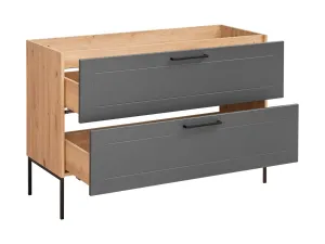 ArtCom Skrinka pod umývadlo MADERA Grey 854 | 120 cm