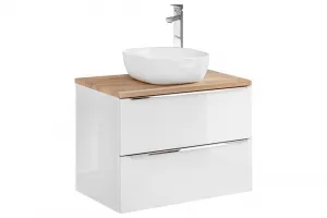 ArtCom Skrinka pod umývadlo CAPRI White 821 | 80 cm