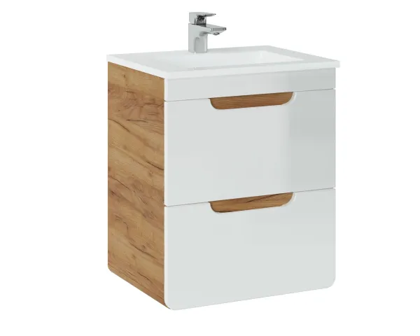 ArtCom Skrinka pod umývadlo ARUBA White 824 | 50 cm