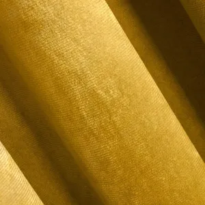 DekorStyle Velúrový záves MELANIE 140x250 cm horčičný odtieň