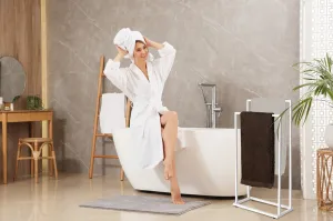 2-poschodový stojan na uteráky GESI biely