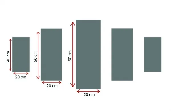Hanah Home Viacdielny obraz Fire 110x60 cm