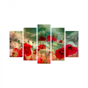 Hanah Home Viacdielny obraz Botanical 110x60 cm