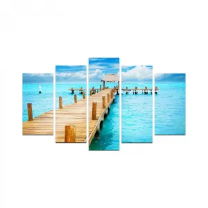 Hanah Home Viacdielny obraz Ocean 110x60 cm