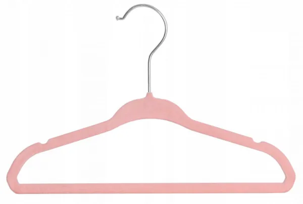Sada 30 kusov velúrových vešiakov Mini Girl