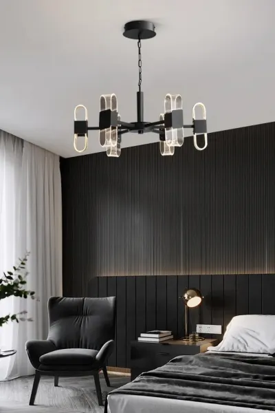 TooLight Visiace stropné svietidlo LED MODERN APP770-6C čierne