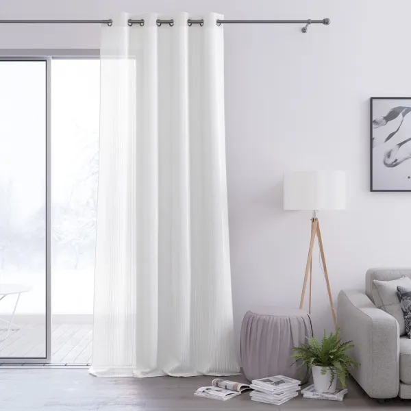ArtFlhf Tieniaci záves OLVA EYELETS K | biela 140 x 250 cm