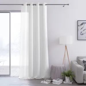 ArtFlhf Tieniaci záves OLVA EYELETS K | biela 140 x 250 cm