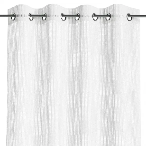 ArtFlhf Tieniaci záves OLVA EYELETS K | biela 140 x 250 cm