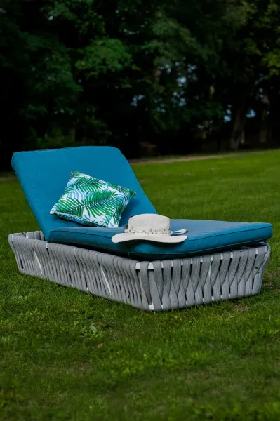 Bello Giardino Záhradné lehátko Corda šedé
