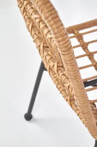 HALMAR Záhradná stolička Kara ratanová