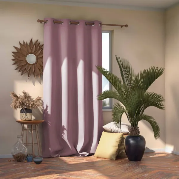 ArtFlhf Tieniaci záves BLACKOUT EYELETS K | 140 x 270 cm Farba: Ružová