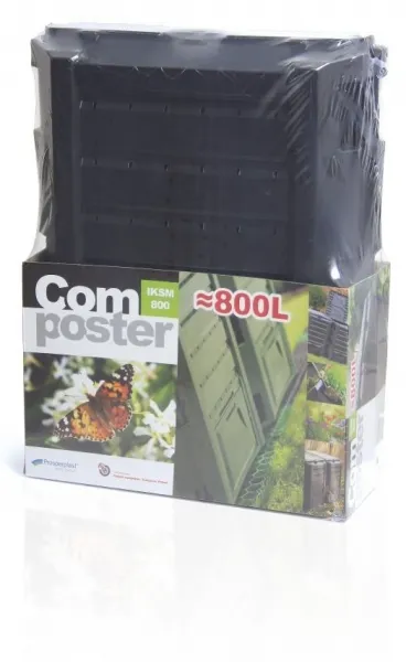 Prosperplast Záhradný kompostér Module Compogreen 800L čierny