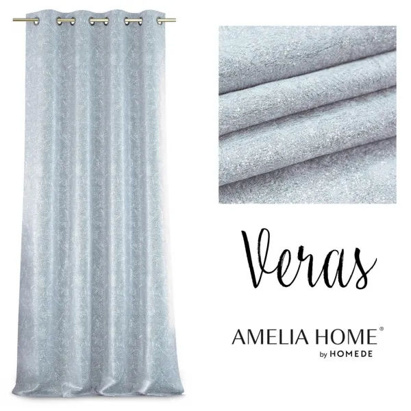 ArtFlhf Tieniaci záves BLACKOUT VERAS K | 140 x 250 cm Farba: Silver