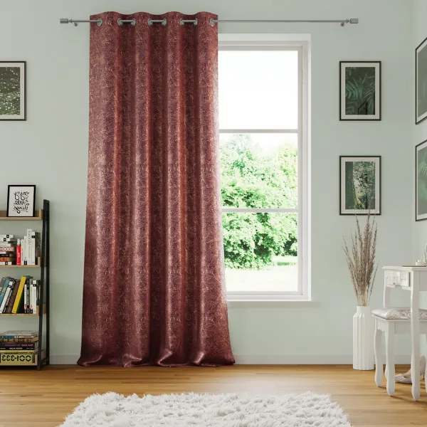 ArtFlhf Tieniaci záves BLACKOUT VERAS K | 140 x 250 cm Farba: Wine