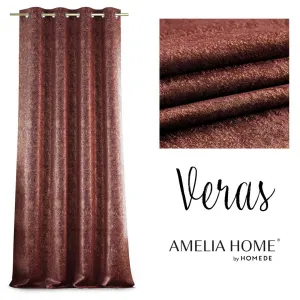 ArtFlhf Tieniaci záves BLACKOUT VERAS K | 140 x 250 cm Farba: Wine