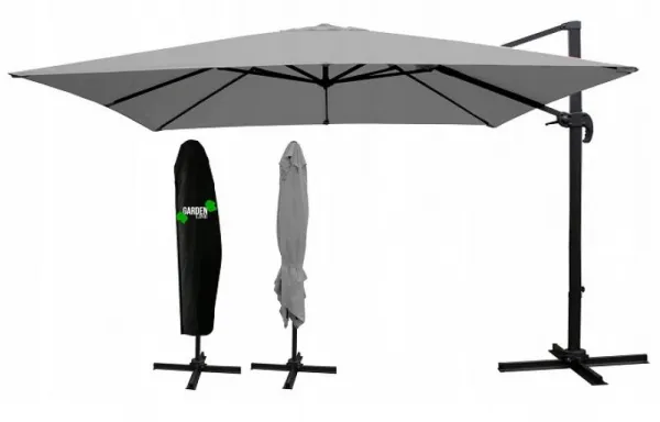 Chomik Záhradný slnečník MINI ROMA | sivá 250 cm