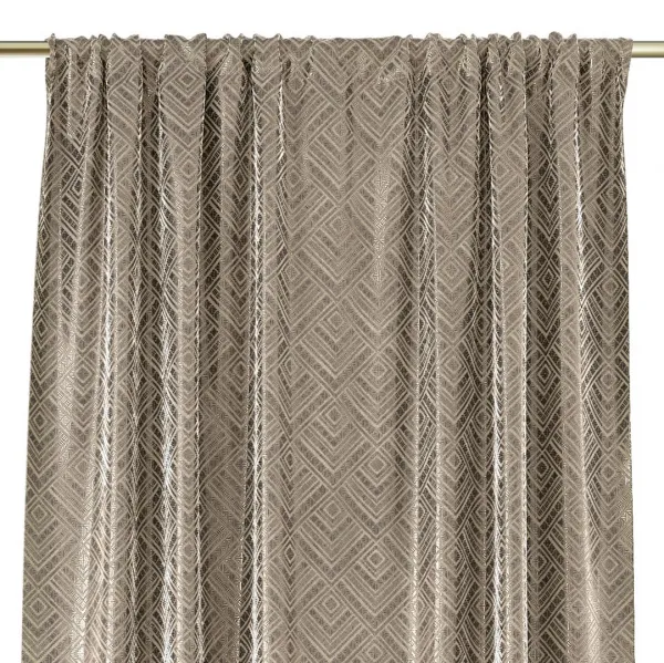 ArtFlhf Tieniaci záves BLACKOUT CASPE PLEAT P | krémová 140 x 250 cm