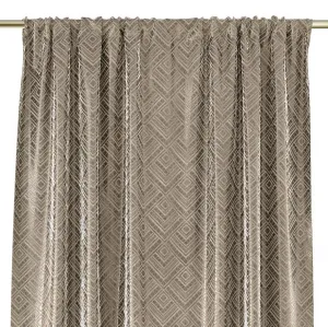 ArtFlhf Tieniaci záves BLACKOUT CASPE PLEAT P | krémová 140 x 250 cm