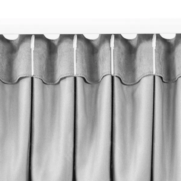Filumi Záves Homede Milana s riasiacou páskou Flex 7,5 cm a dvojitým záhybom ružový, veľkosť 280x270