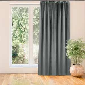 Filumi Záves Homede Vila s riasiacou páskou Drak 7,5 cm grafitový, veľkosť 400x270