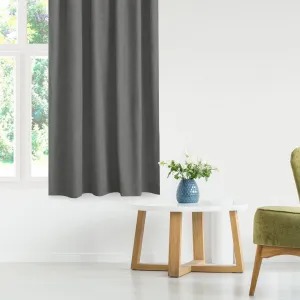 Filumi Záves MILANA s riasiacou páskou Drak 10 cm a nariasením 3 cm sivý, veľkosť 140x270