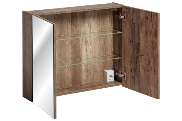 ArtCom Zrkadlová skrinka SANTA FE Oak 84-80 | 80 cm