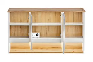 ArtCom Zrkadlová kúpeľňová skrinka BAHAMA White 843 | 120 cm