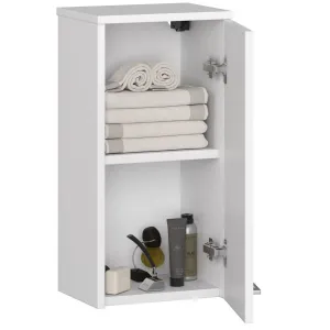 Ak furniture Závesná kúpeľňová skrinka Fin 30 cm biela