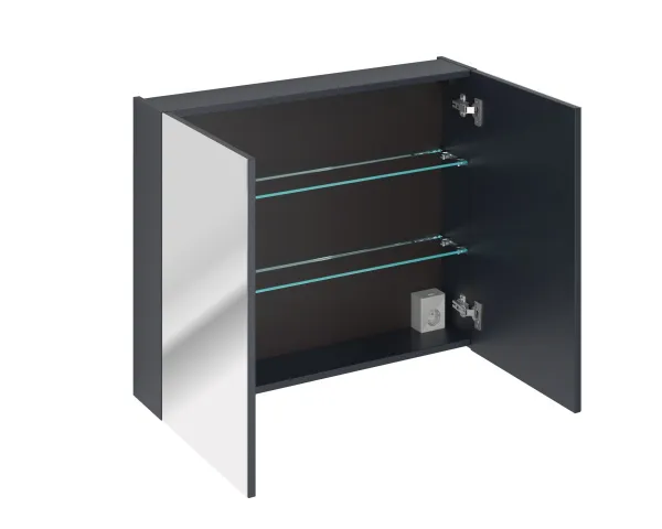 ArtCom Zrkadlová skrinka SANTA FE Blue 84-80 | 80 cm