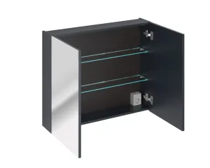 ArtCom Zrkadlová skrinka SANTA FE Blue 84-80 | 80 cm
