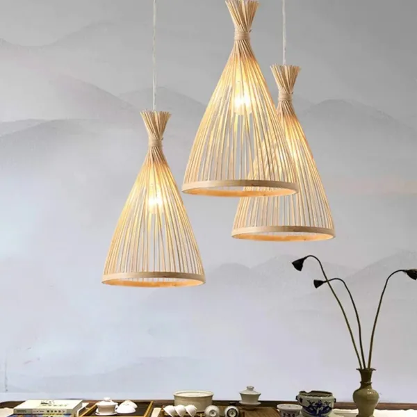 TooLight Závesná lampa La Belle Boho II čierna/hnedá