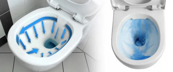 Závěsná WC mísa s prkénkem Rea Lars bílá