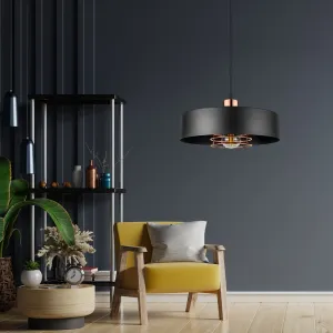 TooLight Závesná lampa La Belle XXXV čierna/zlatá