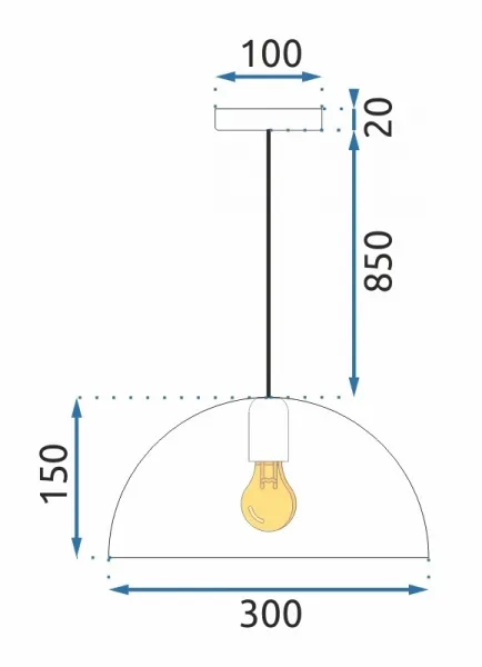 TooLight Závesná lampa La Belle XXXVII biela/mramor