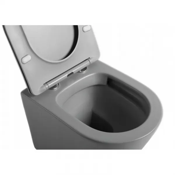 Závesná WC misa MEXEN RICO s doskou šedá