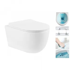 Závesná WC misa MEXEN CARMEN + doska SLIME