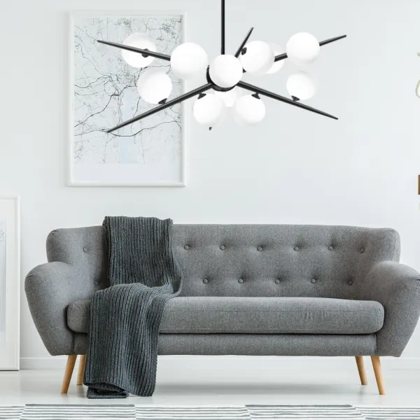 TooLight Závesná lampa La Belle XXXVIII biela/čierna