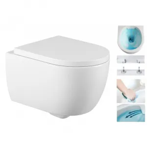 Závesná WC misa MEXEN CARMEN 5 + doska SLIME