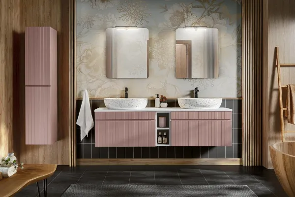 ArtCom Skrinka pod umývadlo ICONIC Rose 82-100 | 100 cm