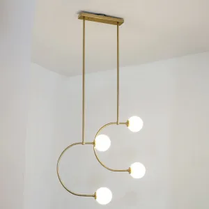 TooLight Závesná lampa La Belle XXXXIII zlatá/biela
