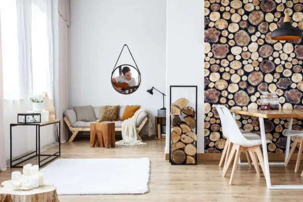 Kapitánske okrúhle zrkadlo na popruhu Mirage 60 cm čierne