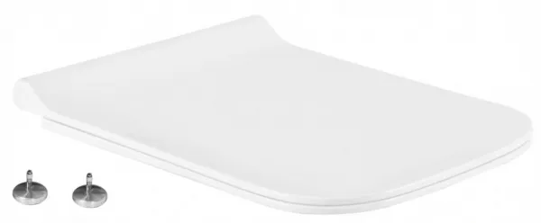 Závěsný WC set MEXEN TEO 34,5 cm s prkénkem slow SLIM bílý lesk