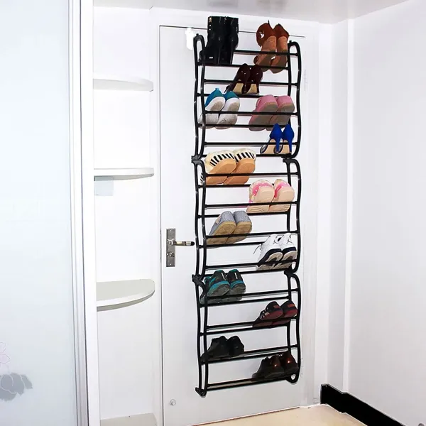 Organizér na topánky zavesený na dverách - rebrík na topánky