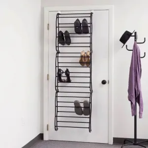 Organizér na topánky zavesený na dverách - rebrík na topánky