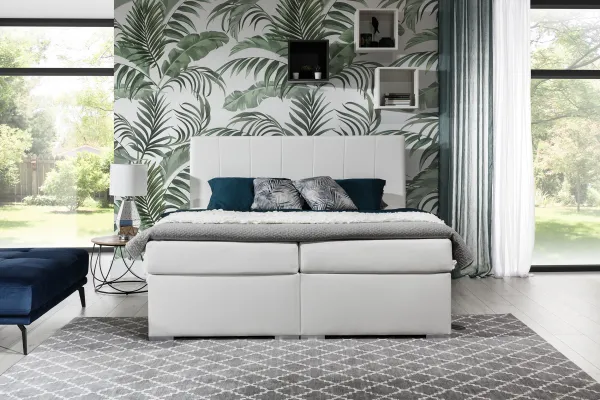 ArtElta Manželská posteľ BOLERO Boxspring | 140 x 200 cm Bolero rozmer: 140x200 cm, Bolero farba: Soft 11