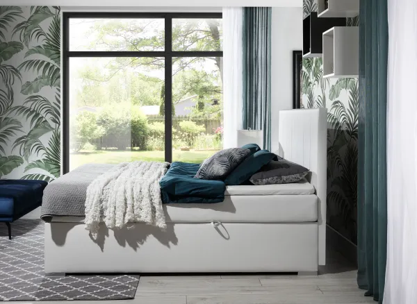 ArtElta Manželská posteľ BOLERO Boxspring | 140 x 200 cm Bolero rozmer: 140x200 cm, Bolero farba: Soft 11