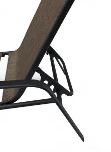 Záhradné ležadlo ZWC-52 Čierna