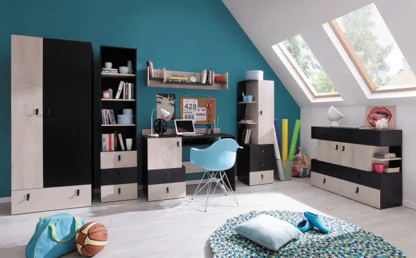 Meblar  Regál PLANET PL6 Farba: Biela