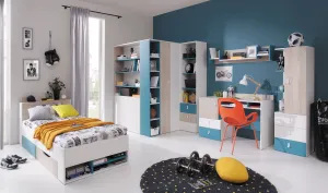 Meblar  Regál PLANET PL6 Farba: Biela